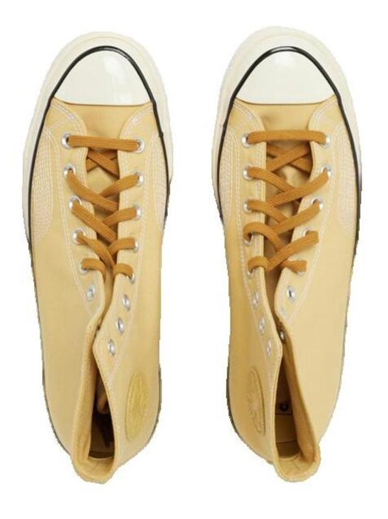 Sneakers Chuck 70 Hi en polyester Converse Blanc Jaune - Kiabi