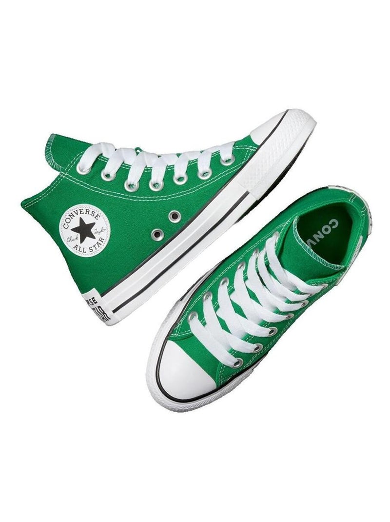 Sneakers Chuck Classic Hi toile Converse Vert - Kiabi