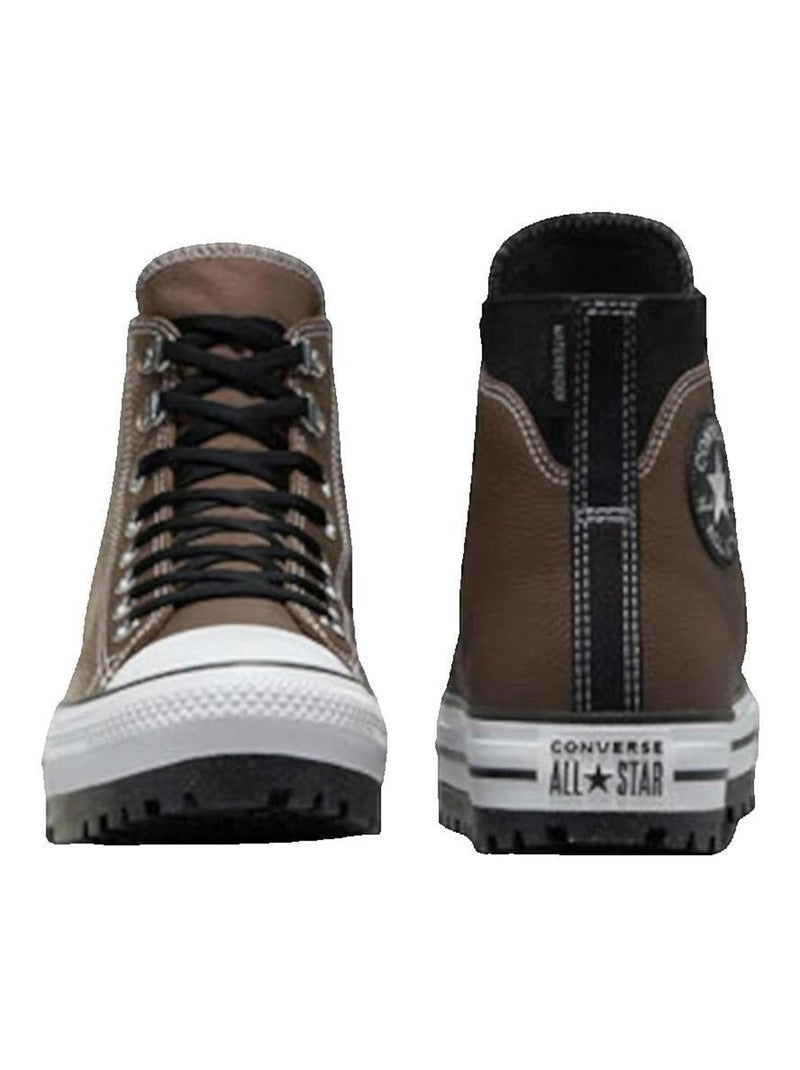 Sneakers Chuck Taylor All Star City Trek WP cuir Converse Taupe - Kiabi