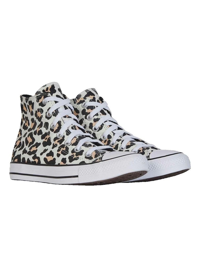Sneakers Chuck Taylor All Star en toile imprimé léopard Converse Noir Jaune - Kiabi