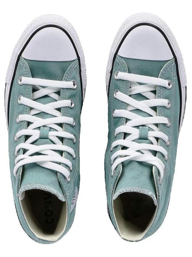 Sneakers Chuck Taylor All Star Hi toile Converse Vert - Kiabi