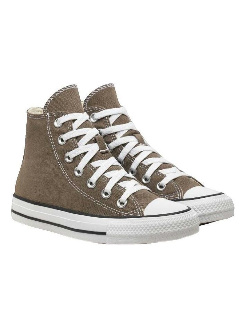 Sneakers Chuck Taylor All Star High Top toile Converse Marron - Kiabi