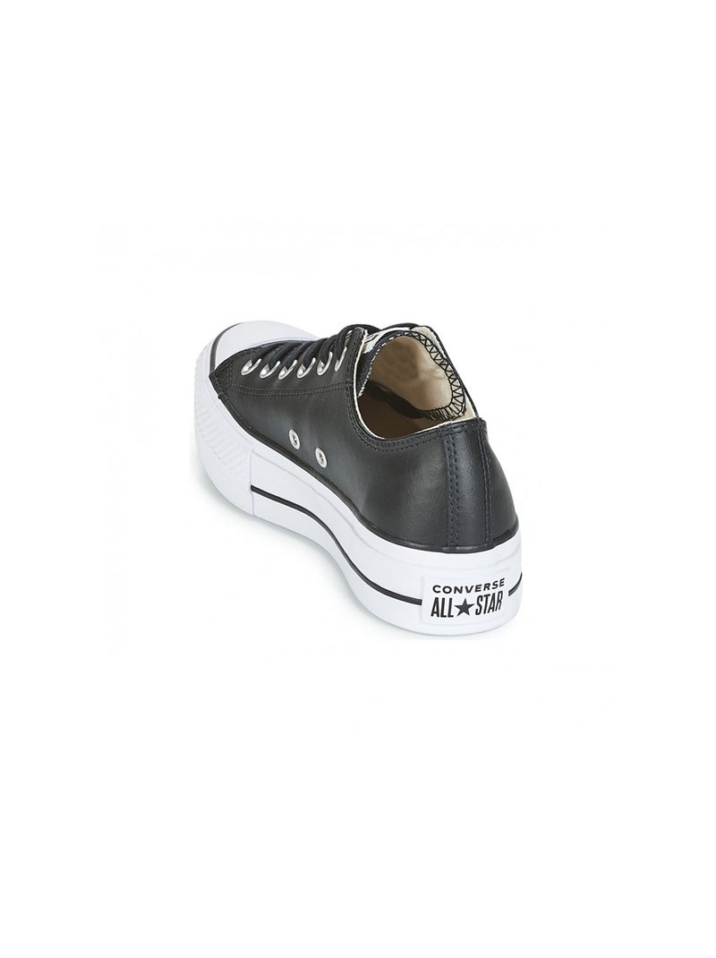 Sneakers Chuck Taylor All Star Lift toile Converse Noir - Kiabi