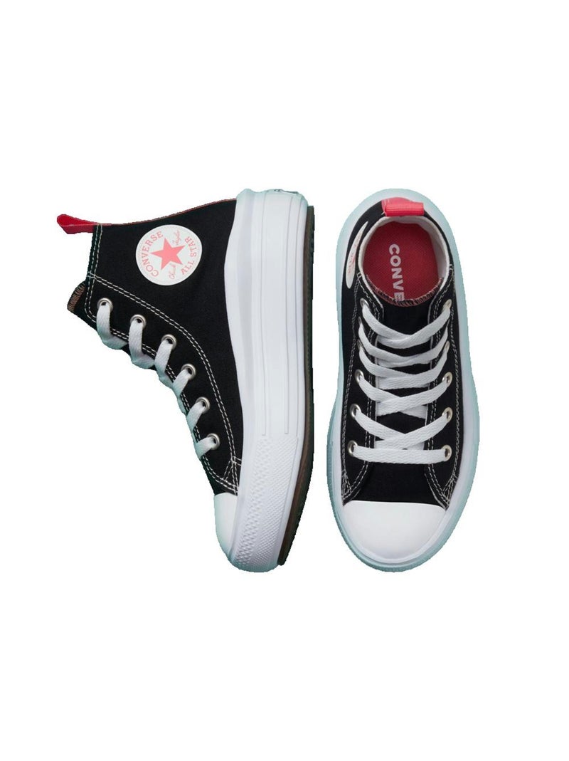 Sneakers Chuck Taylor All Star Move High toile Converse Noir - Kiabi