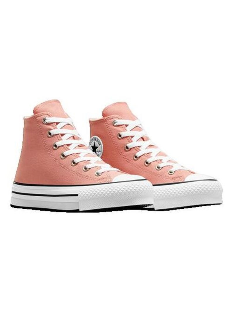 Sneakers Ctas Lift Hi toile Converse Rose - Kiabi