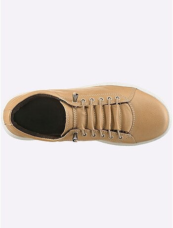 Sneakers Cuir Nappa De Vache - Taille Standard - Helline