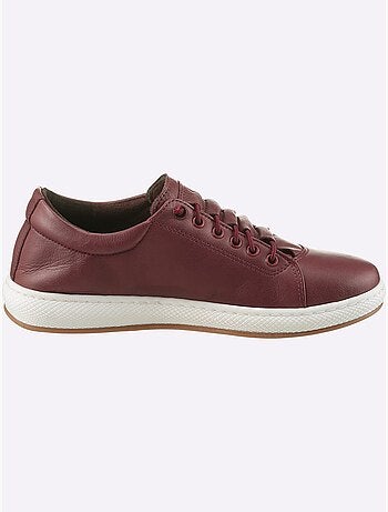 Sneakers Cuir Nappa De Vache - Taille Standard - helline