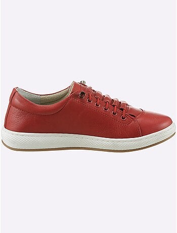 Sneakers Cuir Nappa De Vache - Taille Standard - Helline
