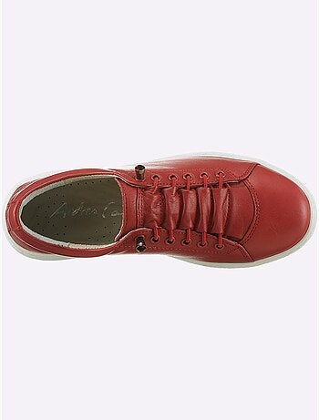 Sneakers Cuir Nappa De Vache - Taille Standard - Helline