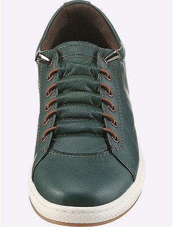 Sneakers Cuir Nappa De Vache - Taille Standard - helline
