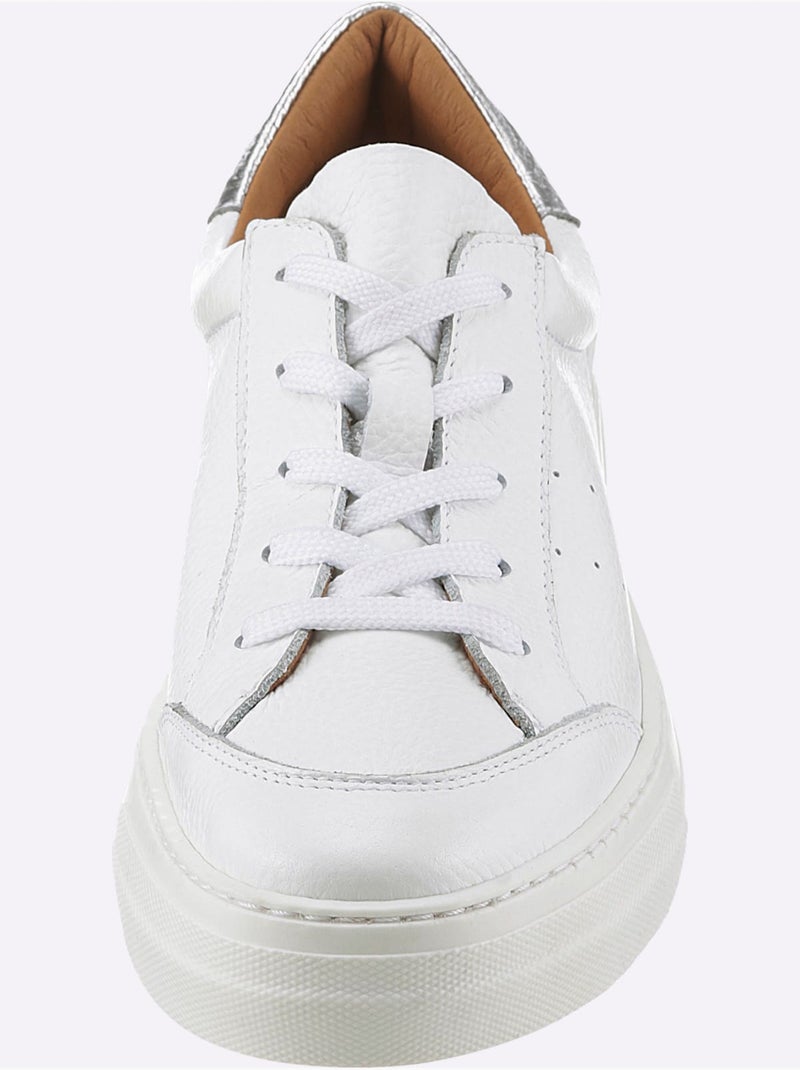 Sneakers De Fabrication Portugaise - Taille Standard - Helline Blanc - Kiabi