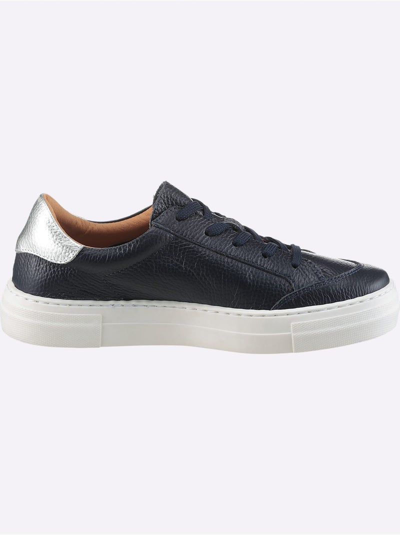 Sneakers De Fabrication Portugaise - Taille Standard - Helline Bleu marine - Kiabi