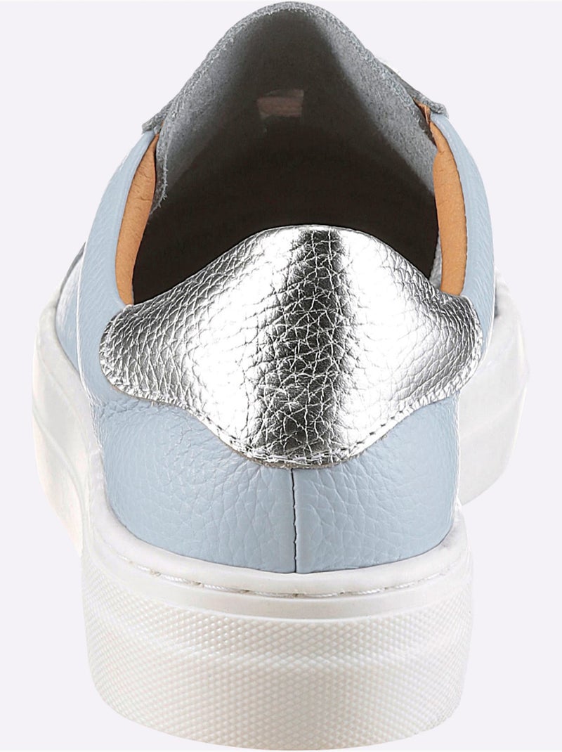 Sneakers De Fabrication Portugaise - Taille Standard - Helline Bleu - Kiabi