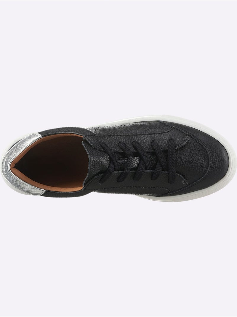 Sneakers De Fabrication Portugaise - Taille Standard - Helline Noir - Kiabi