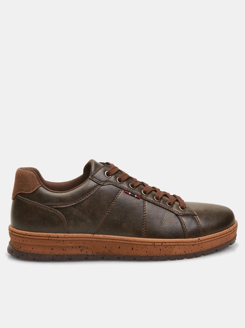 Sneakers effet cuir BATA - Kiabi