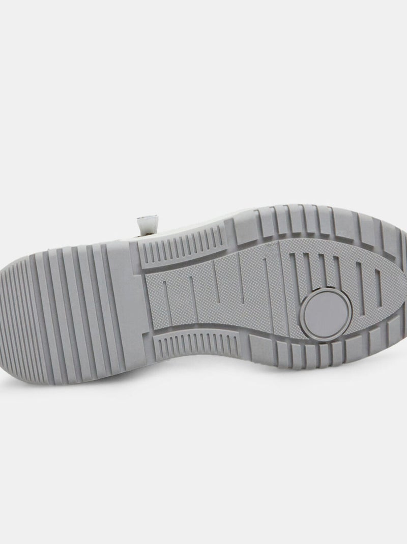 Sneakers en cuir BATA Blanc - Kiabi