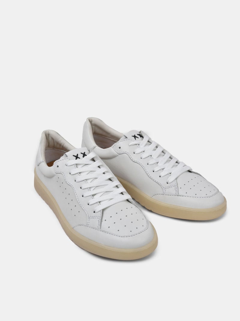 Sneakers en cuir BATA Blanc - Kiabi