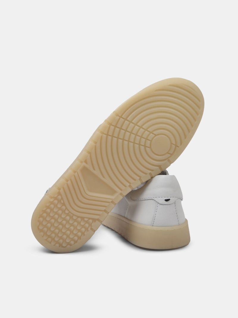 Sneakers en cuir BATA Blanc - Kiabi