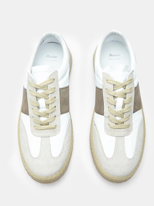 Sneakers en cuir BATA - Kiabi