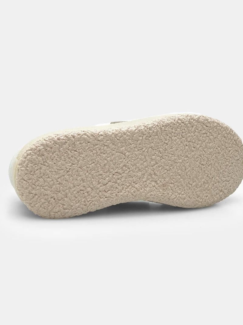 Sneakers en cuir BATA Blanc - Kiabi