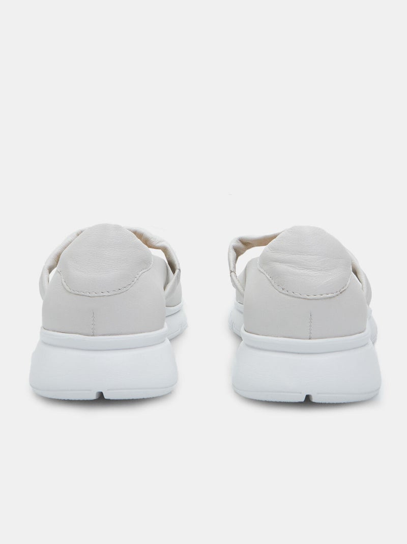 Sneakers en cuir  BATA Blanc - Kiabi