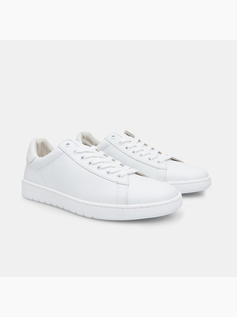 Sneakers en cuir BATA Blanc - Kiabi