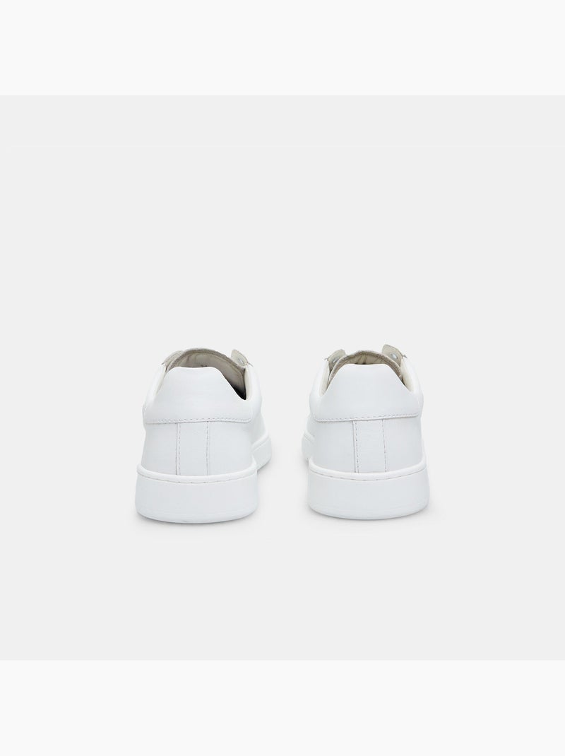 Sneakers en cuir BATA Blanc - Kiabi