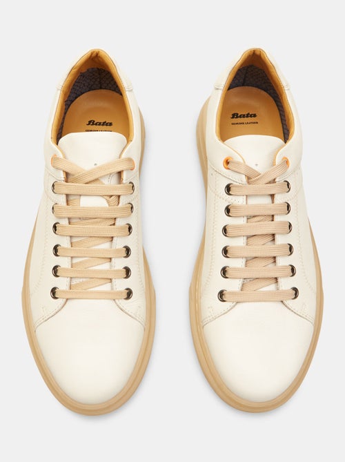 Sneakers en cuir BATA - Kiabi