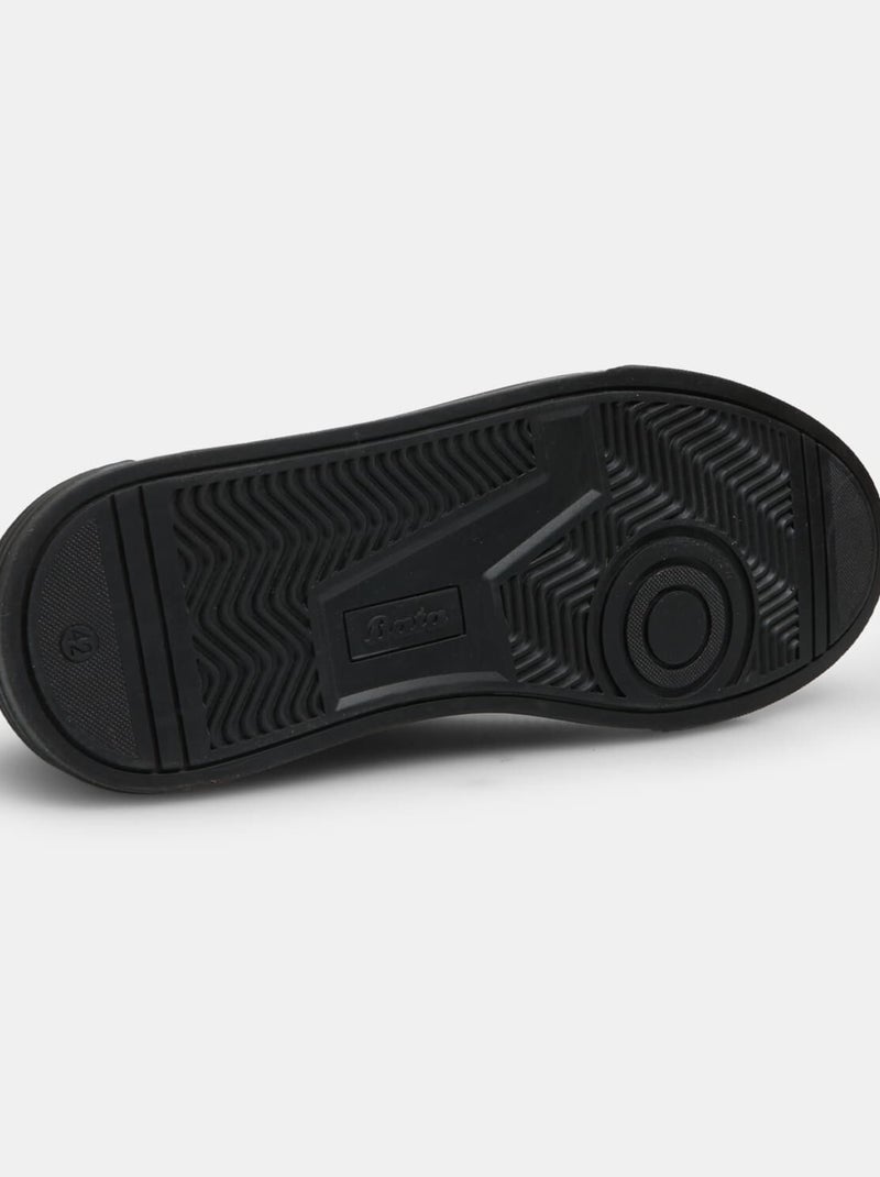 Sneakers en cuir BATA Noir - Kiabi