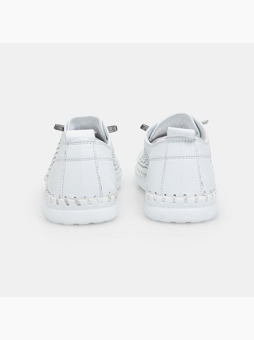 Sneakers en cuir - Kiabi