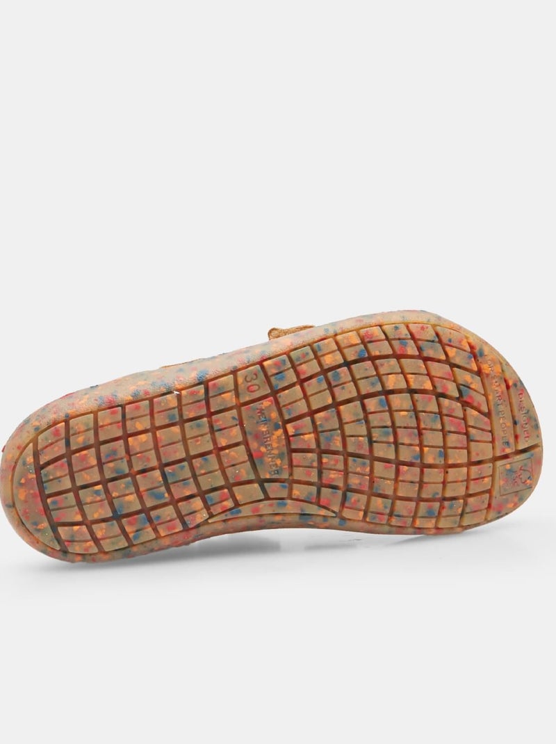 Sneakers en cuir Bronze - Kiabi