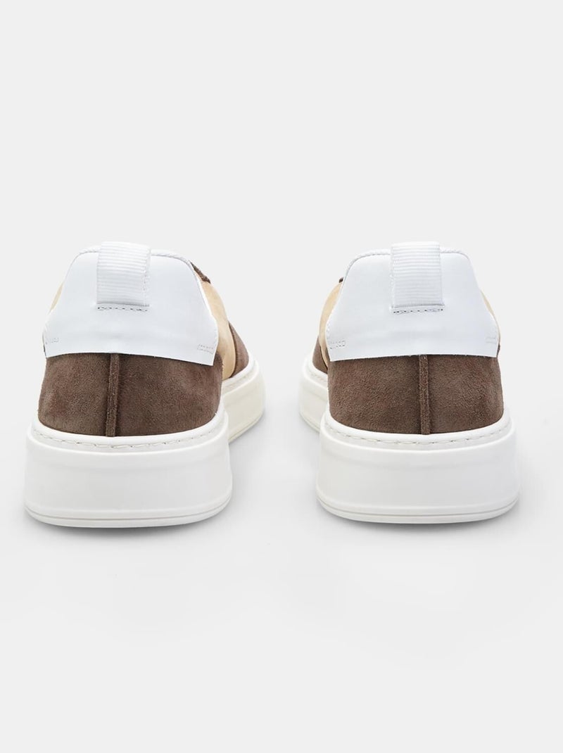 Sneakers en cuir confortables  BATA Beige - Kiabi