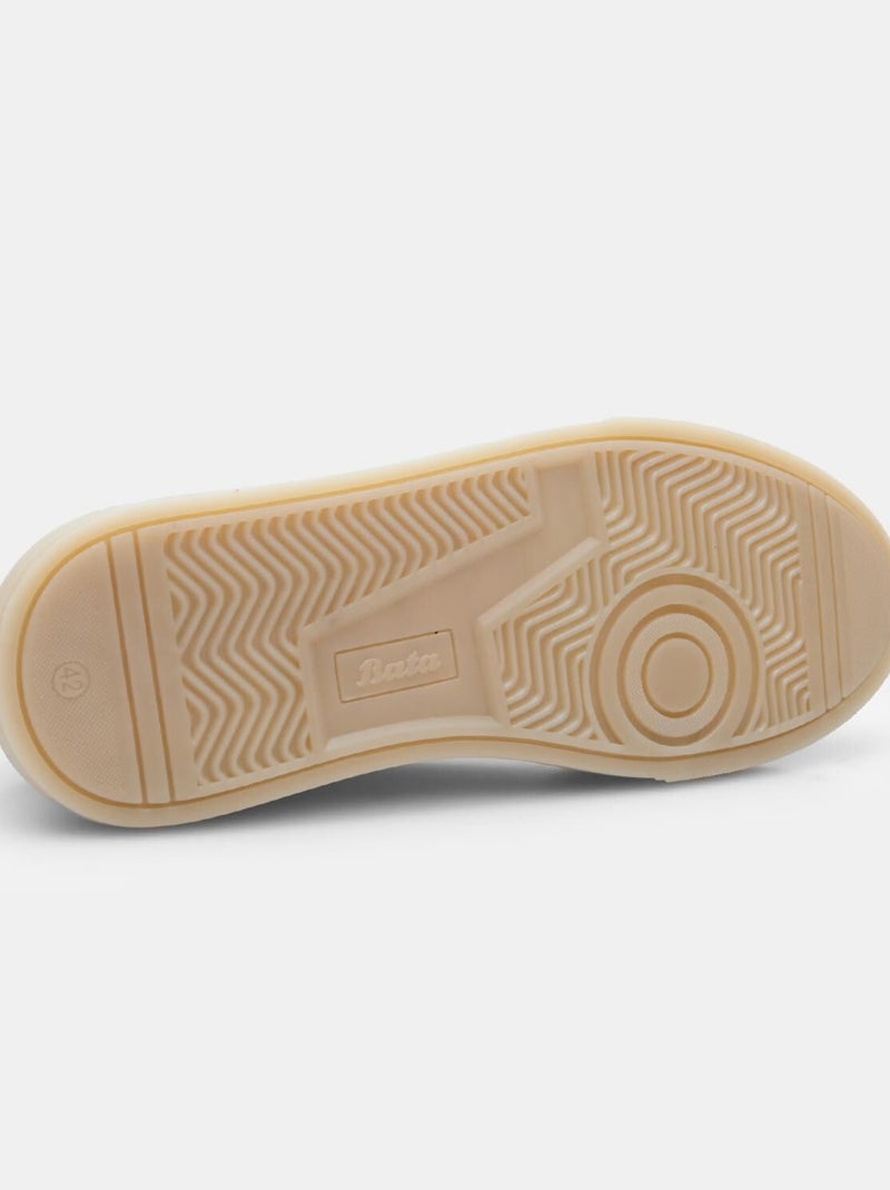 Sneakers en cuir confortables  BATA Blanc - Kiabi