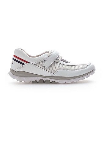 Sneakers en cuir et textile