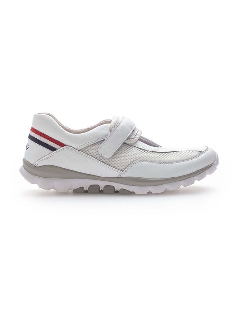 Sneakers  en cuir et textile - Kiabi
