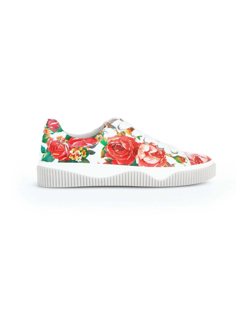 Sneakers  en cuir Gabor Blanc - Kiabi