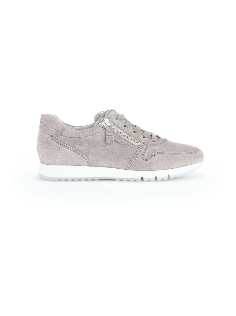 Sneakers  en cuir Gabor Gris Gris - Kiabi