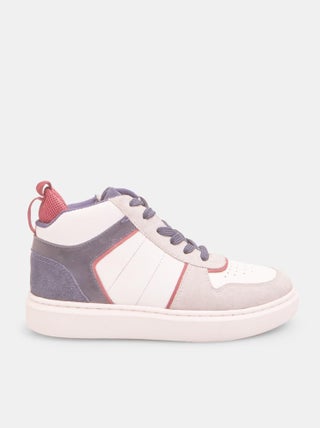 Sneakers en cuir mid BATA