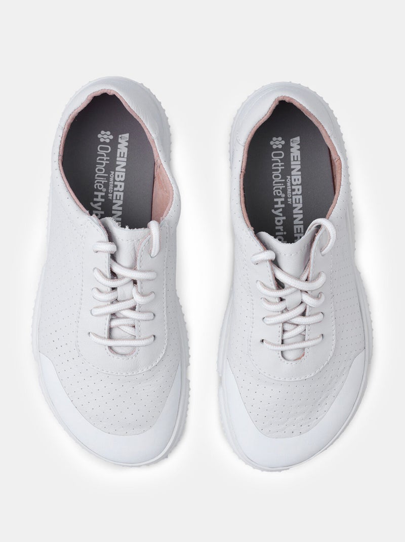 Sneakers en cuir Weinbrenner BAREFOOT BATA Blanc - Kiabi