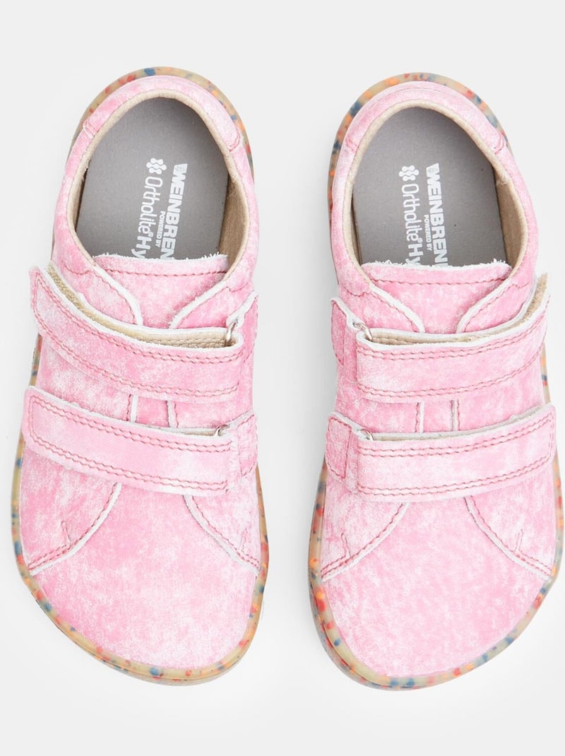 Sneakers en cuir WEINBRENNER Rose - Kiabi