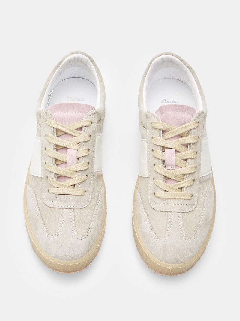 Sneakers en daim BATA Gris - Kiabi