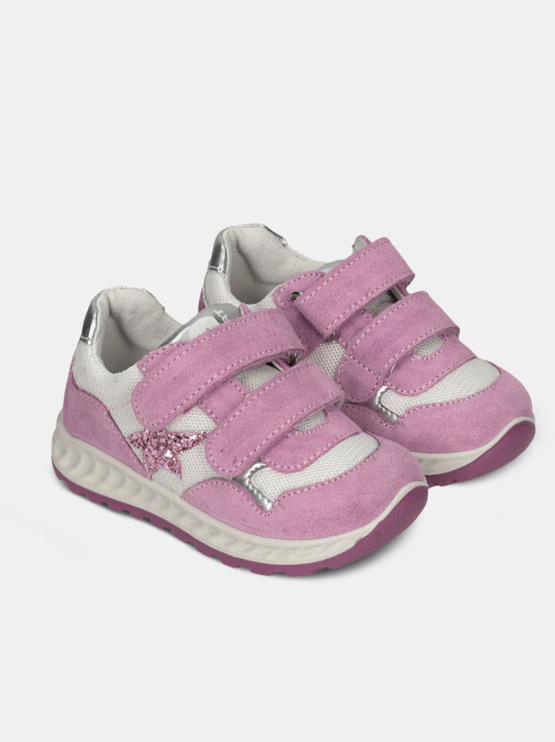 Sneakers en daim BATA Rose - Kiabi
