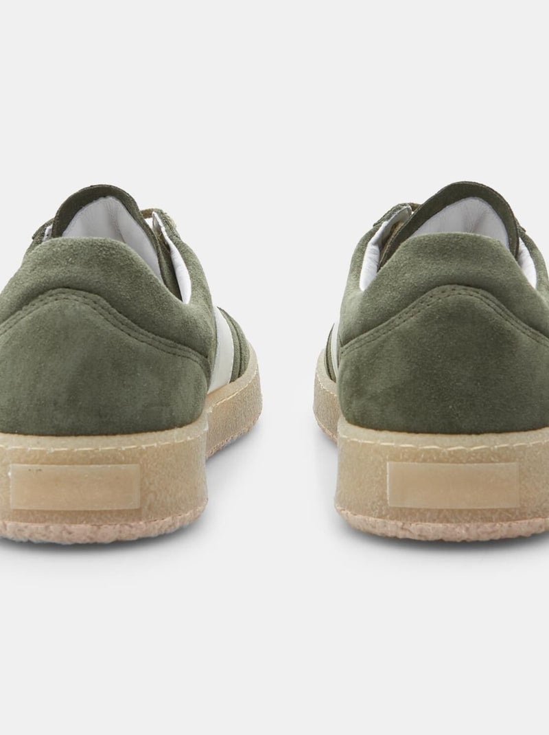 Sneakers en daim BATA Vert - Kiabi