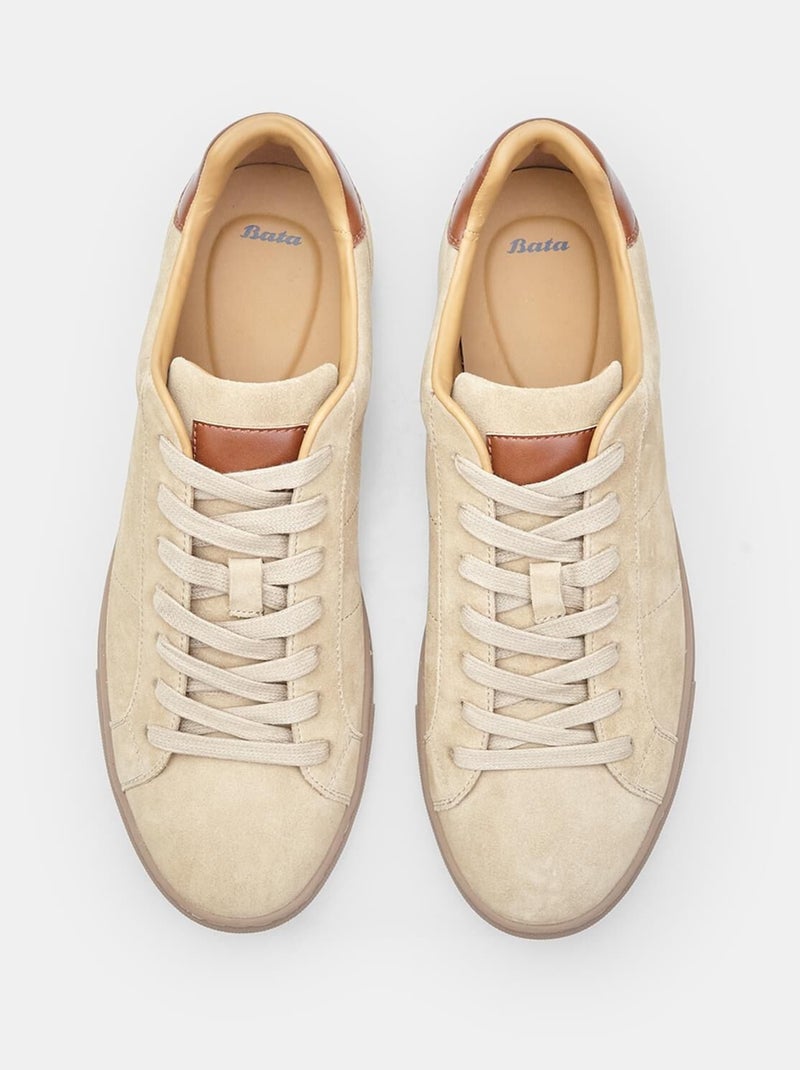 Sneakers en daim confortables  BATA Beige - Kiabi
