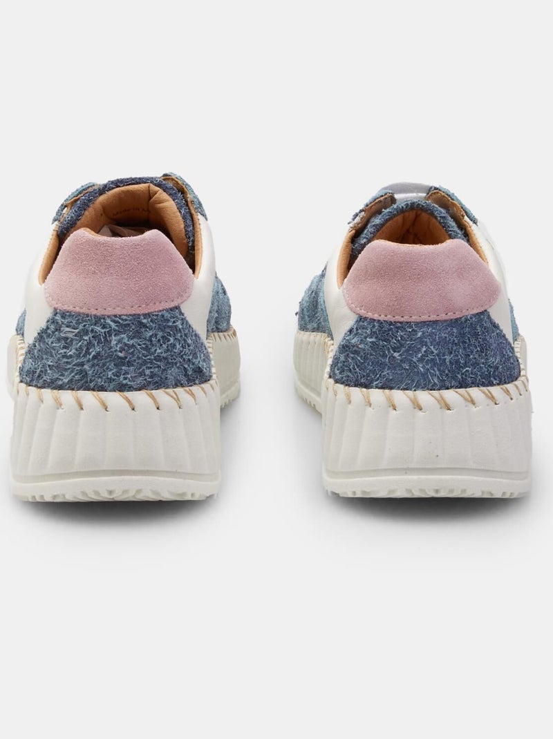 Sneakers en daim confortables  BATA Bleu - Kiabi