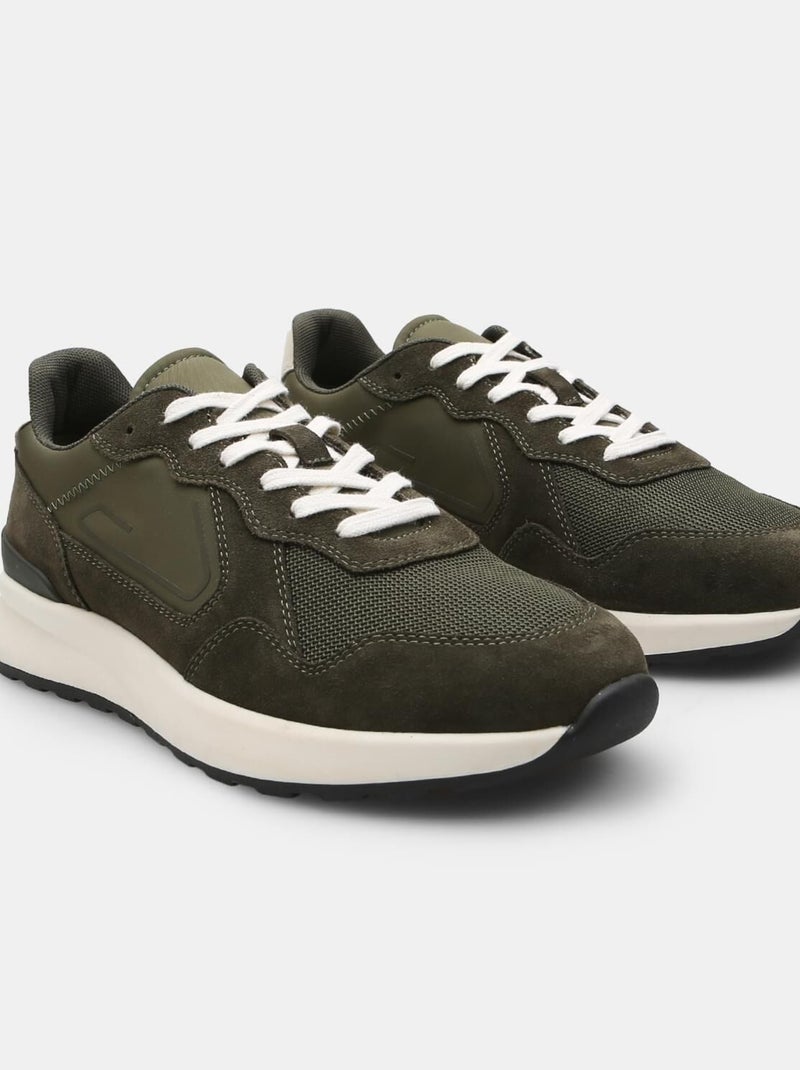 Sneakers en Suede confortables  BATA Vert - Kiabi