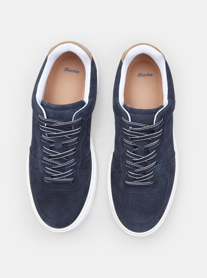 Sneakers en Suede confortables confortables BATA Bleu - Kiabi