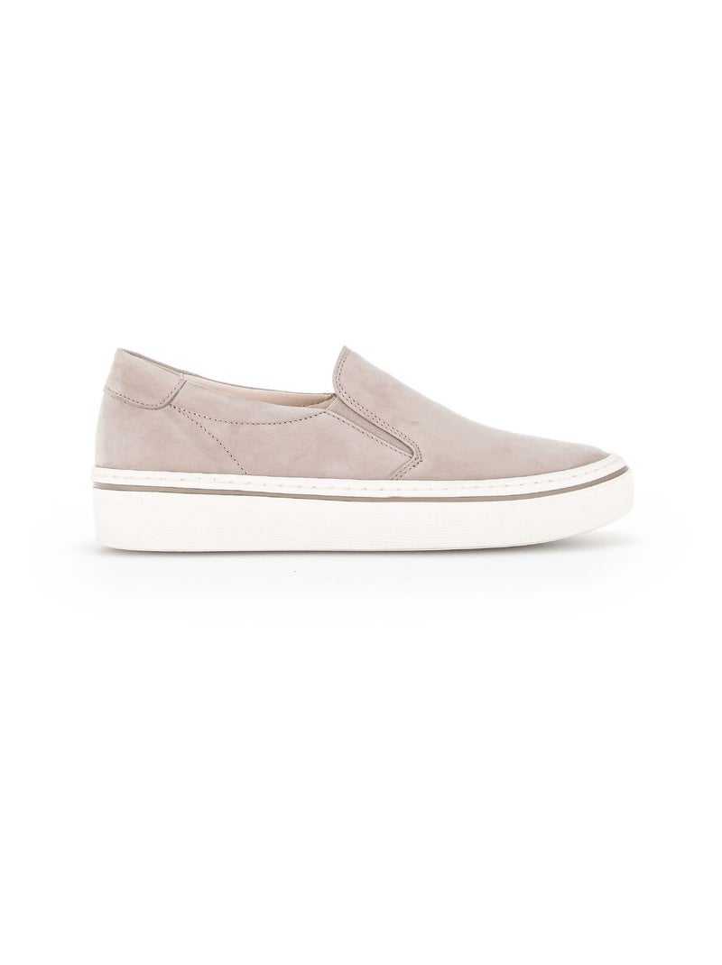 Sneakers  en suède Gabor Beige - Kiabi
