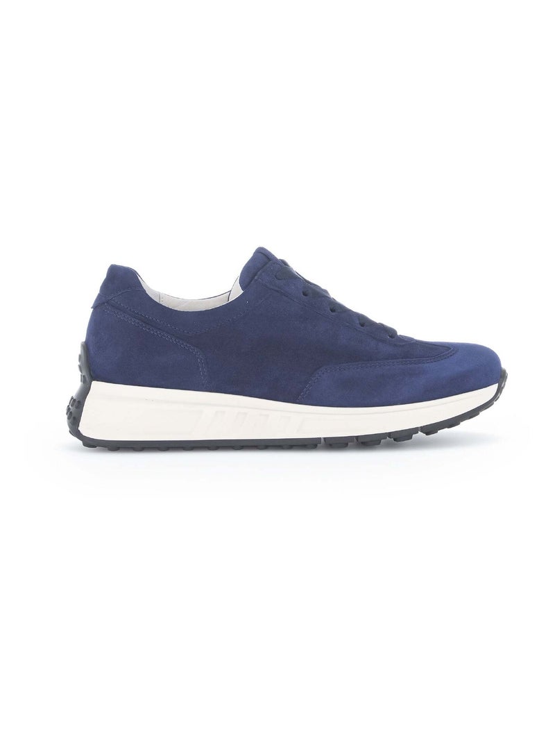 Sneakers  en suède Gabor Bleu marine - Kiabi