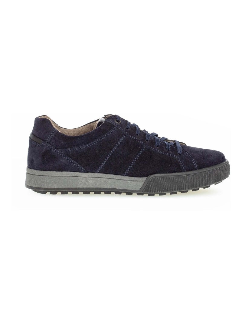 Sneakers  en suède Gabor Bleu marine - Kiabi